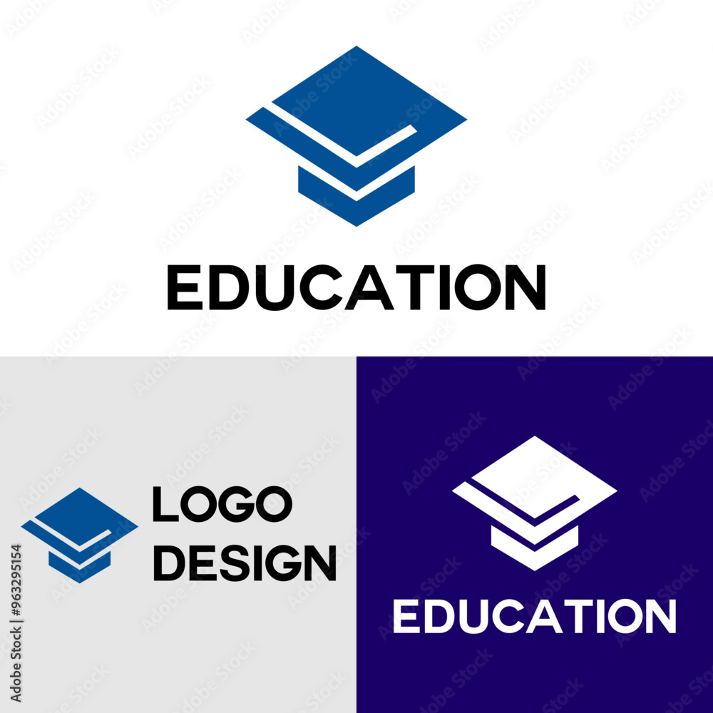 Educational and institutional vector logo design template Educational and institutional vector logo design template