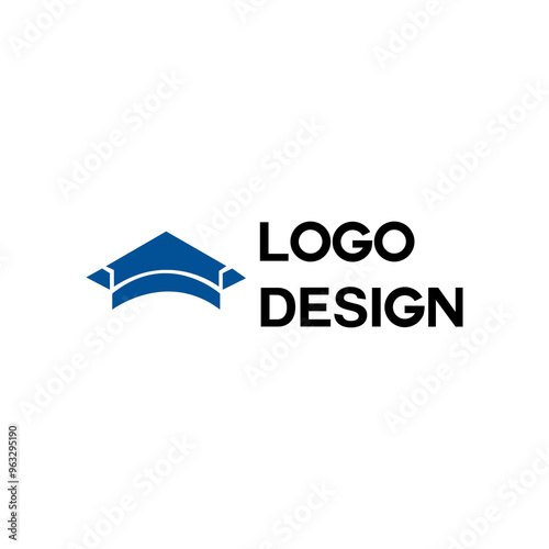 Educational and institutional vector logo design template