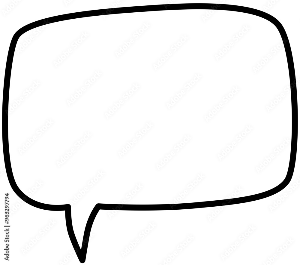 Hand drawn speech bubble chat. Stock illustration for design template web site, presentation, message, communication, comments and notes. Hand drawn speech bubble chat. Stock illustration for design template web site, presentation, message, communication, comments and notes.