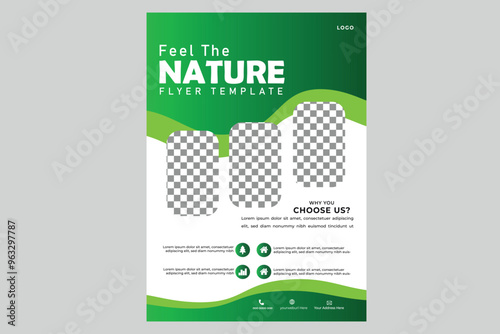 Creative Business Nature Flyer Design Template