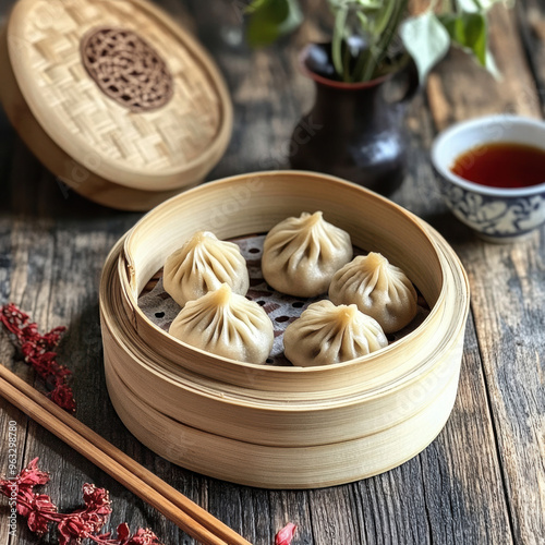 Steamed Dumplings.