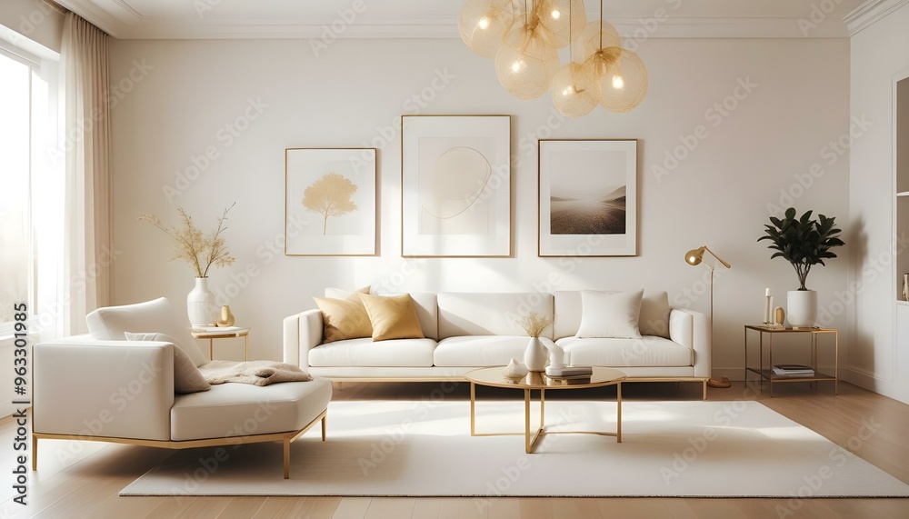 Photo interior modern design room 3d illustration Photo interior modern design room 3d illustration