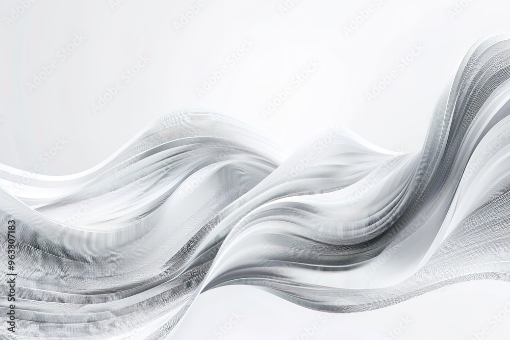 A wave of water is shown in a white background A wave of water is shown in a white background