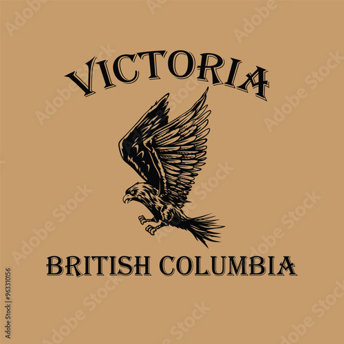 Victoria British Columbia Outdoor Varsity Graphic