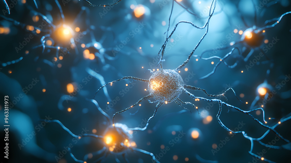 Neural network with a strong tech feel Neural network with a strong tech feel