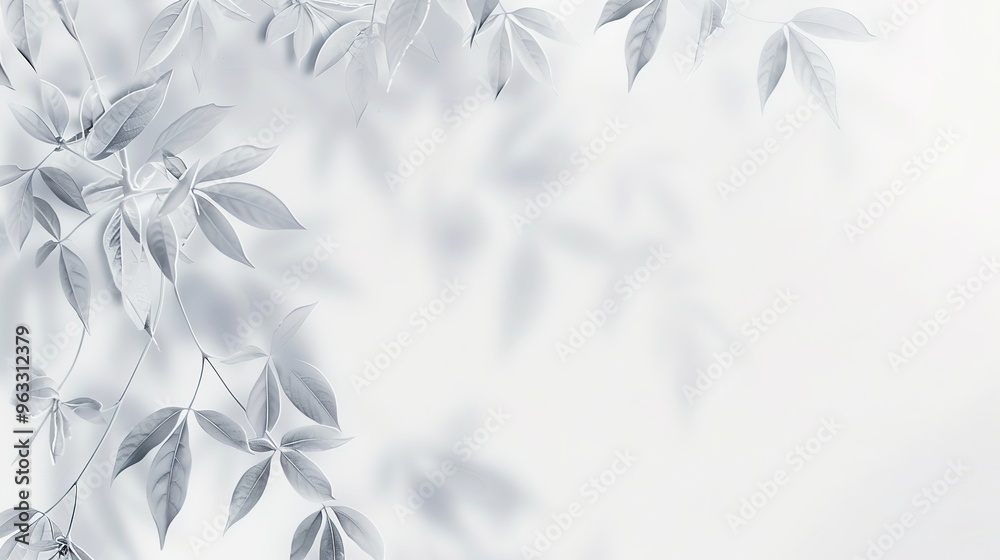 A plain area with a simple and fresh light white background. There is no interference, only a smooth extension of this light white background, used as a canvas for various concepts or elements.
