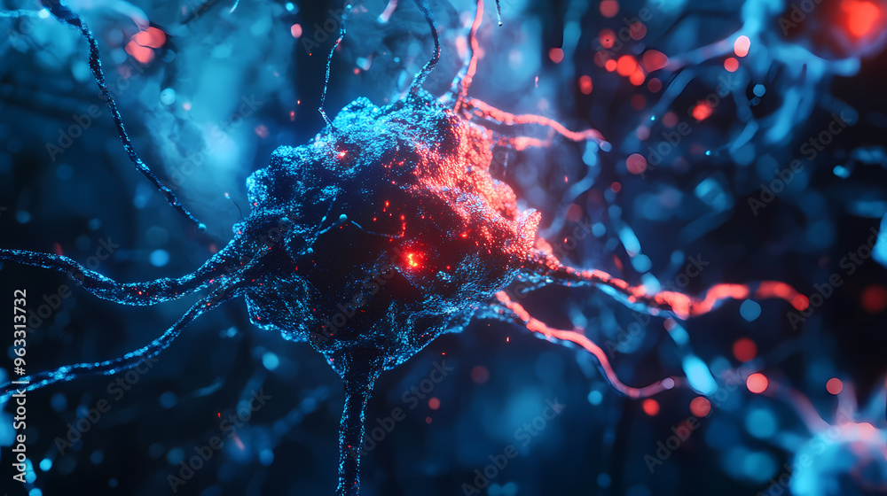Neural network with a strong tech feel Neural network with a strong tech feel