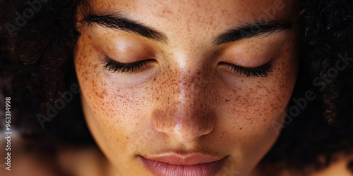 Wallpaper Mural Sincere Nod: A close-up portrait of a person nodding their head gently, indicating understanding and agreement. Torontodigital.ca