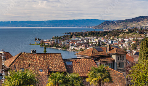 2024 Beautiful view on lake Geneva and Montreux