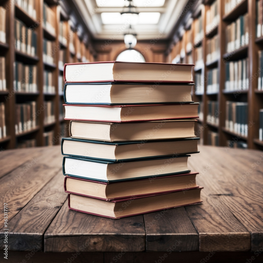artificial intelligence realistic background library room and book artificial intelligence realistic background library room and book