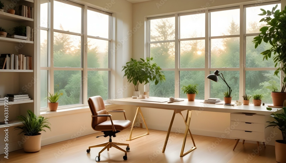 Photo interior modern design room 3d illustration