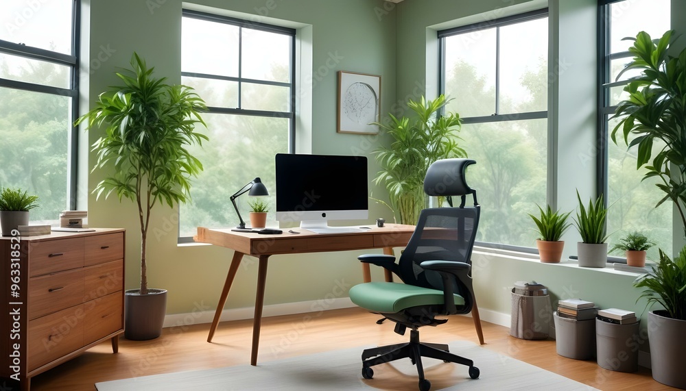 Photo interior modern design room 3d illustration