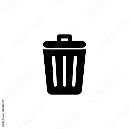 Trash bin icon. Recycle bin. Delete icon vector.