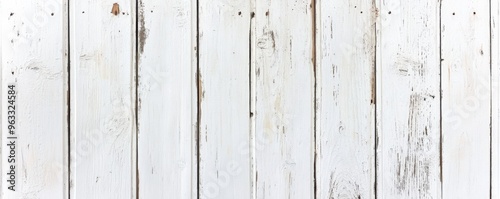 White painted weathered rustic wood planks background texture