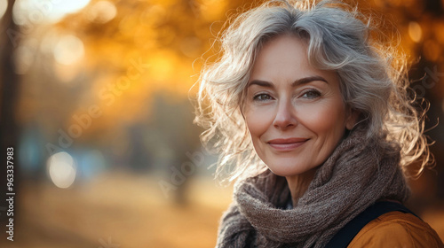 An older women maintaining an active lifestyle with the help of HRT, focusing on aging gracefully and confidently.