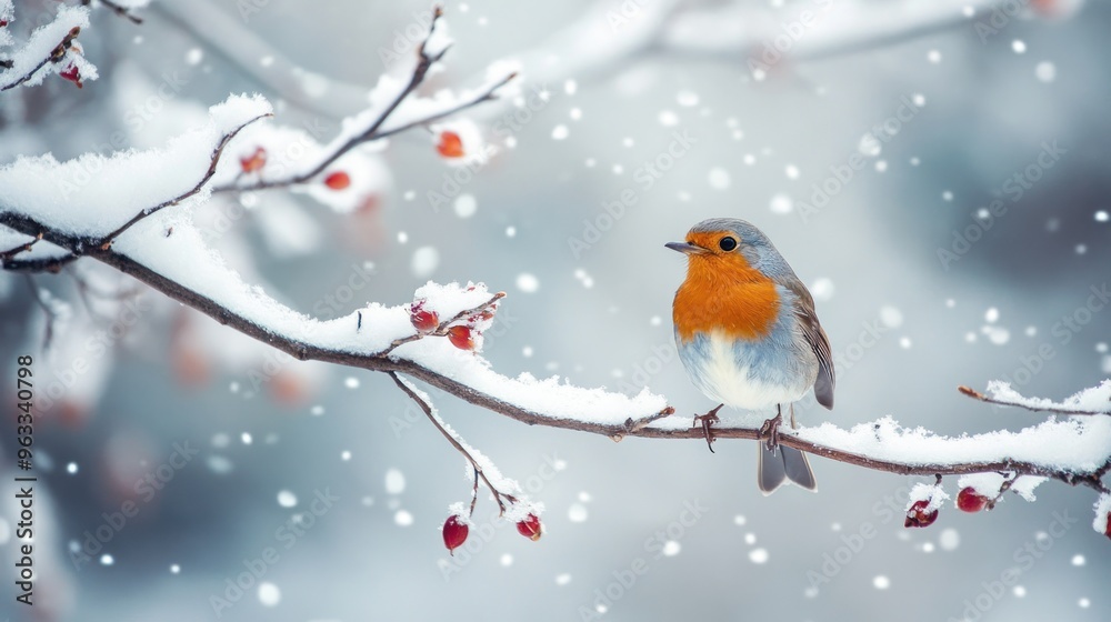 Robin in Winter Wonderland Robin in Winter Wonderland