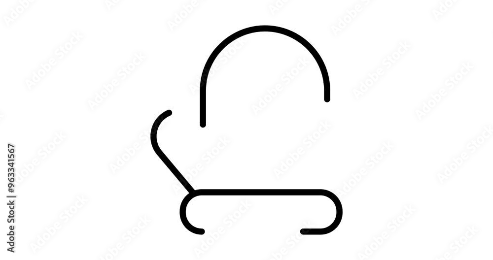 Mitten animated outline icon with alpha channel. Mitten 4k motion design animation for web, mobile and ui design Mitten animated outline icon with alpha channel. Mitten 4k motion design animation for web, mobile and ui design