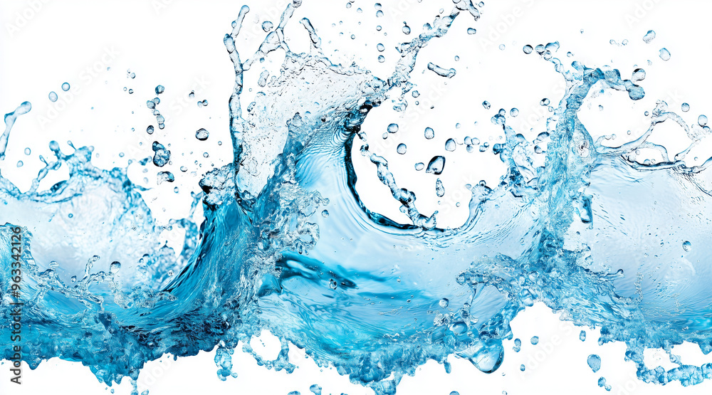 Blue water swirl splash with little bubbles isolated on white background PNG. Beverages isolated on white. Photo realistic photo
Blue water swirl splash with little bubbles isolated on white background PNG. Beverages isolated on white. Photo realistic photo