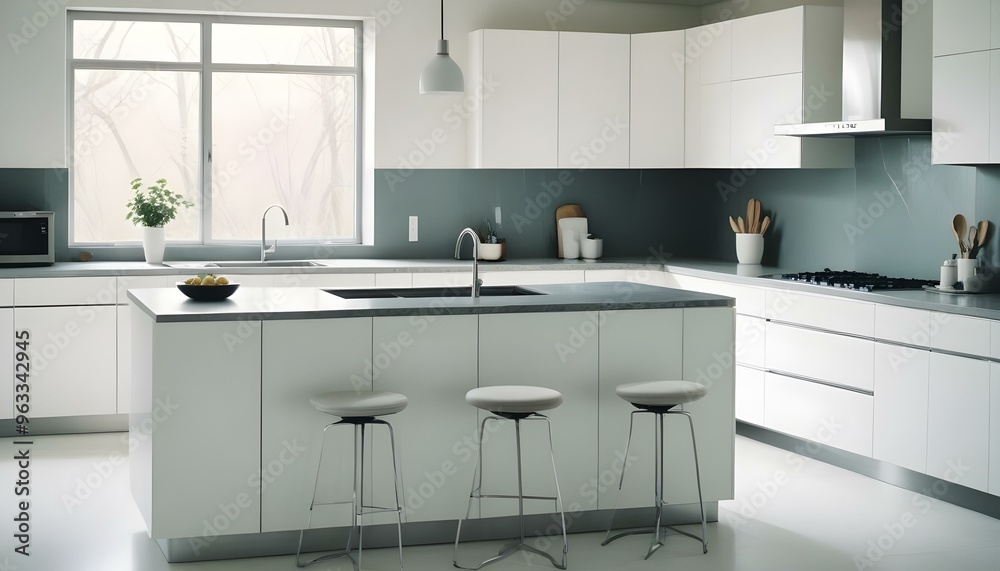 Photo interior modern design room 3d illustration Photo interior modern design room 3d illustration