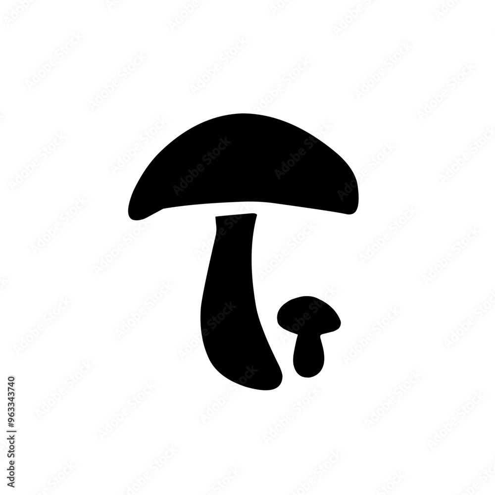 mushroom icon isolated vector illustration mushroom icon isolated vector illustration