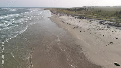 Wallpaper Mural  Aerial view of Ponta da Praia Beach, Ilha Comprida (Long Island) - souht coast of São Paulo - São Paulo, Brazil Torontodigital.ca