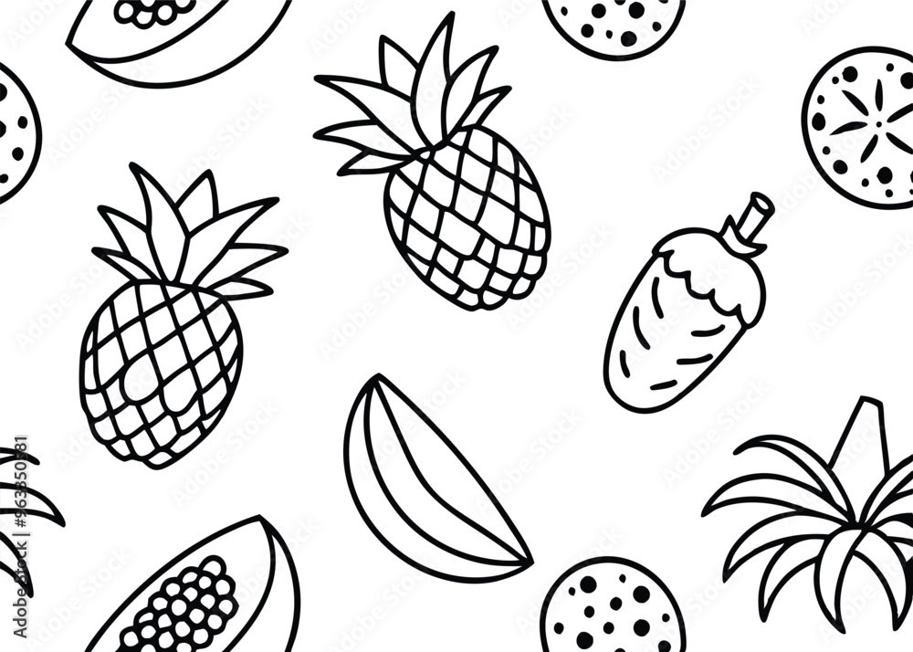 Tropical Fruit Patterns Tropical Fruit Patterns