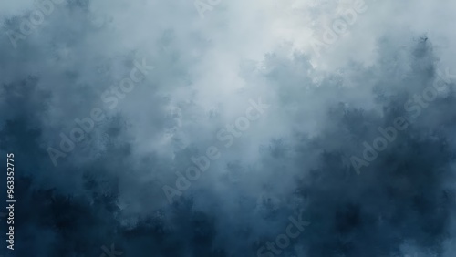 Abstract watercolor paint background dark blue color grunge texture for background