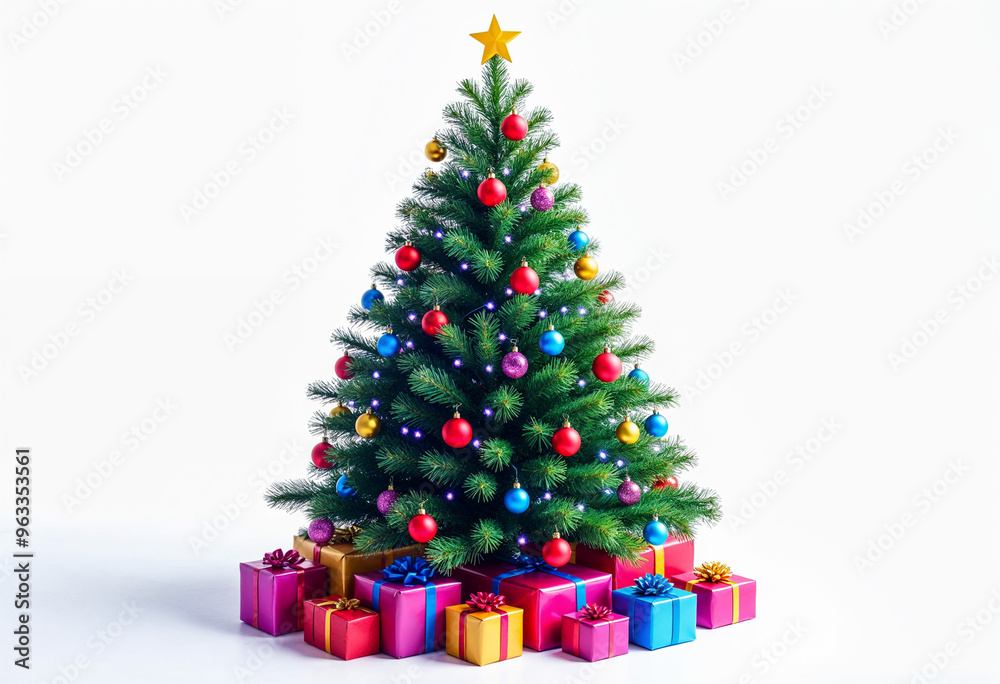 christmas tree with gifts christmas tree with gifts
