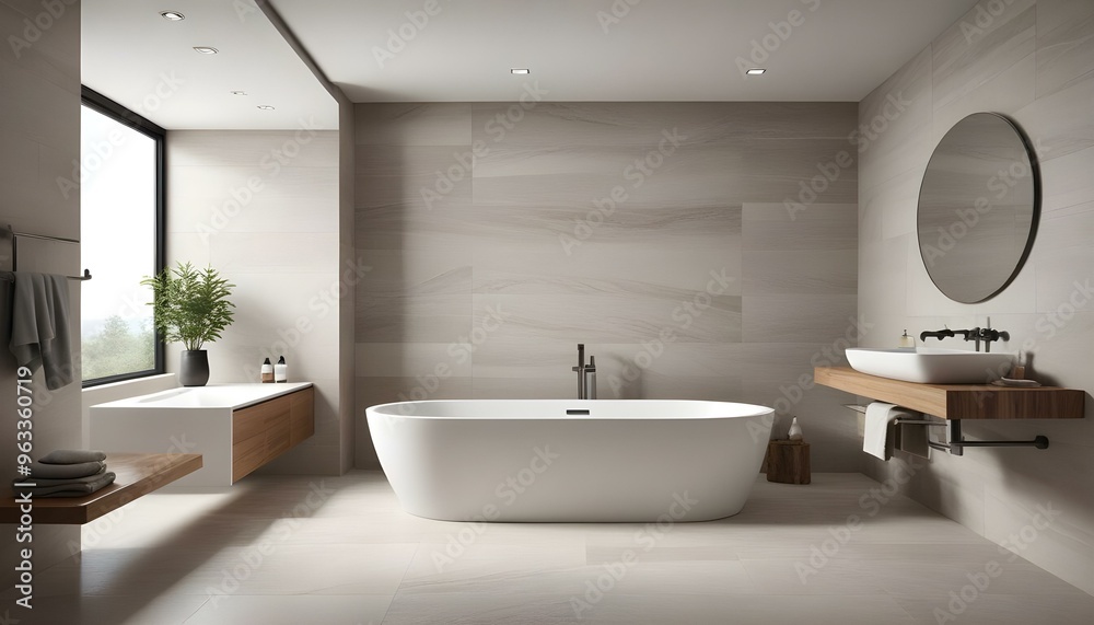 Photo interior modern design room 3d illustration Photo interior modern design room 3d illustration