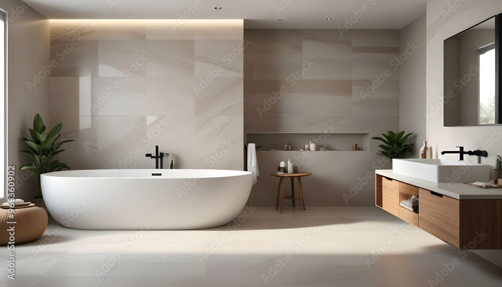 Photo interior modern design room 3d illustration Photo interior modern design room 3d illustration