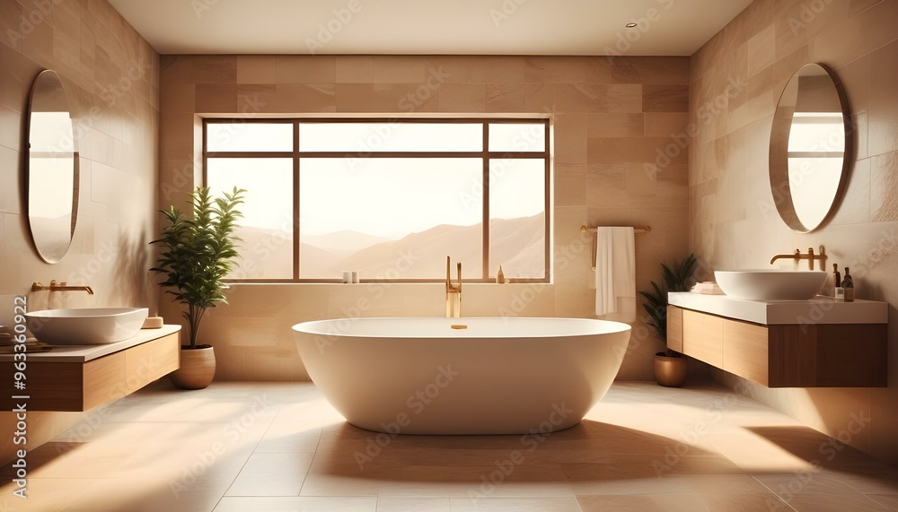 Photo interior modern design room 3d illustration Photo interior modern design room 3d illustration