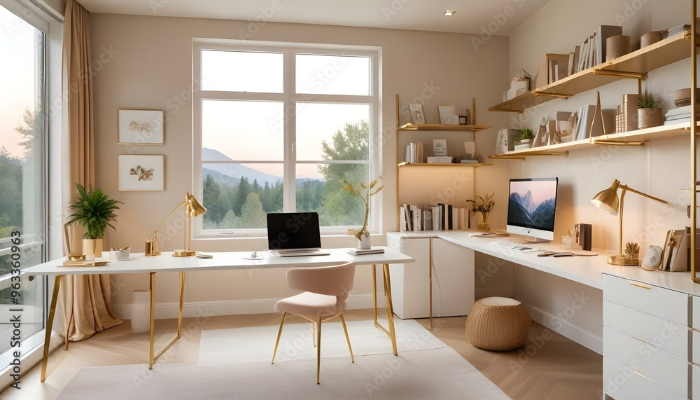Photo interior modern design room 3d illustration