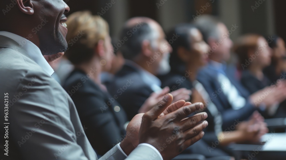 The Applauding Business Audience The Applauding Business Audience
