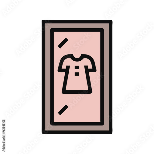 Virtual Try-On Icon with mirror