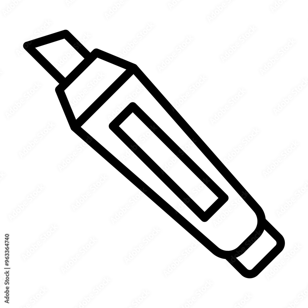 Marker Vector Line Icon Design Marker Vector Line Icon Design