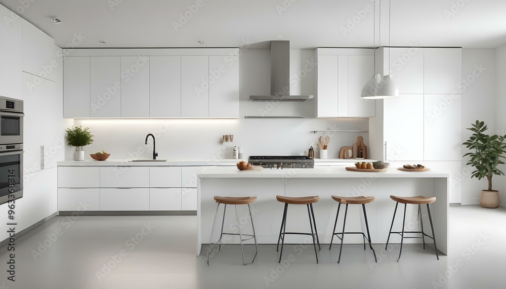 Photo interior modern design room 3d illustration Photo interior modern design room 3d illustration