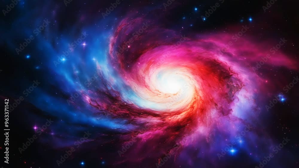 artistic representation of a black hole at the center of a spiral galaxy, surrounded by light. The striking light effects and rich textures make this video feel lively and dynamic. 4K artistic representation of a black hole at the center of a spiral galaxy, surrounded by light. The striking light effects and rich textures make this video feel lively and dynamic. 4K
