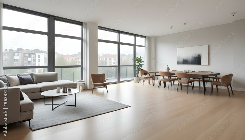 Photo interior modern design room 3d illustration Photo interior modern design room 3d illustration