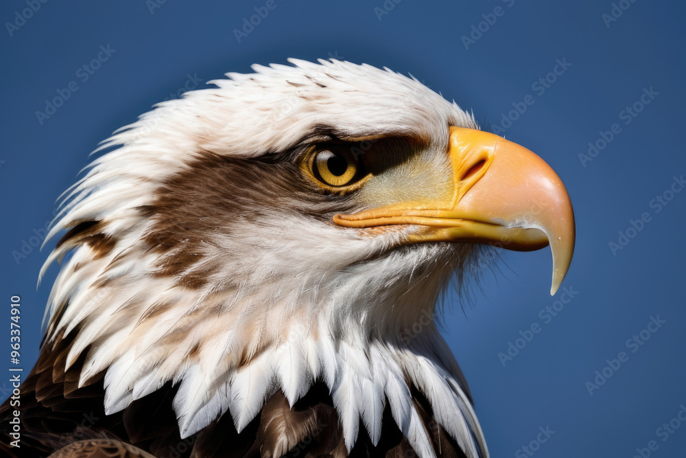 Fototapeta premium close up portrait of bald eagle