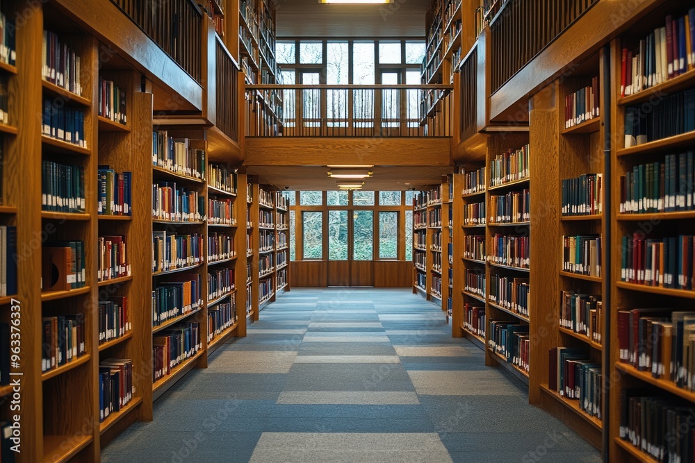 Grand Historical Library with Endless Bookshelves.. Grand Historical Library with Endless Bookshelves..