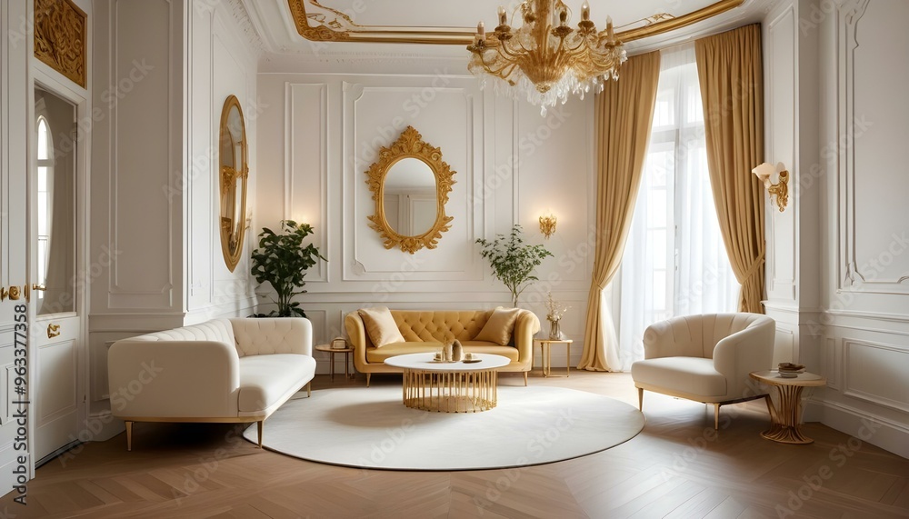 Photo interior modern design room 3d illustration Photo interior modern design room 3d illustration