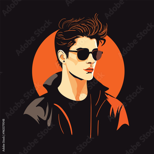 portrait of man profile