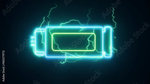 Futuristic, glowing battery or power source, surrounded by intricate electrical circuitry and sparks, conveying a sense of advanced energy storage technology and innovation.