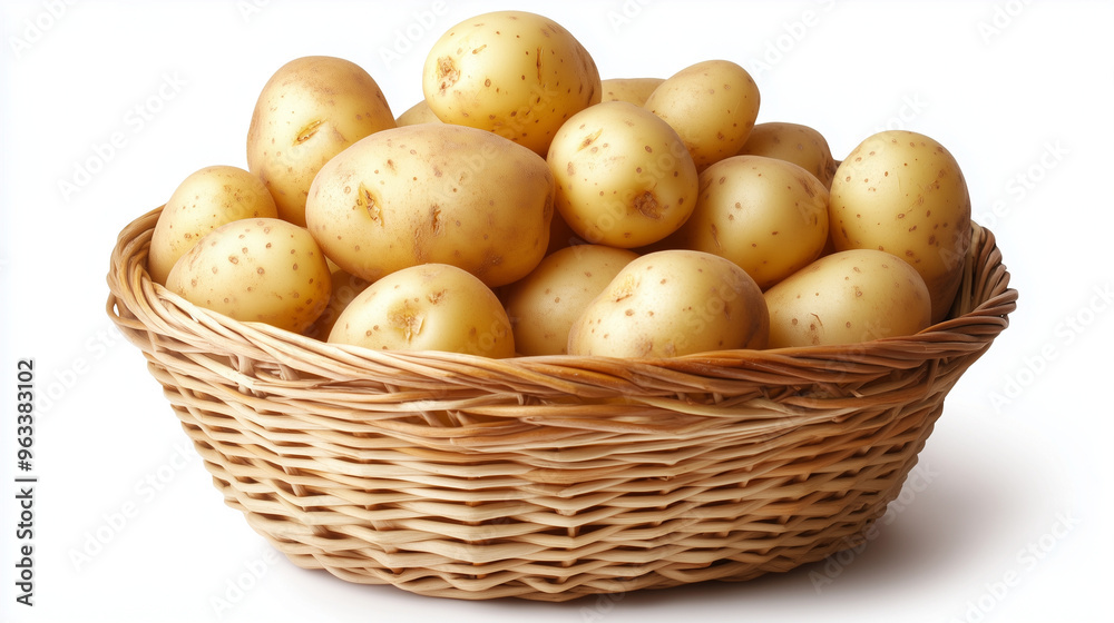 Basket of Potatoes. Basket of Potatoes.