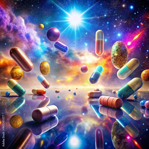 Detailed Images of Pills and Tablets