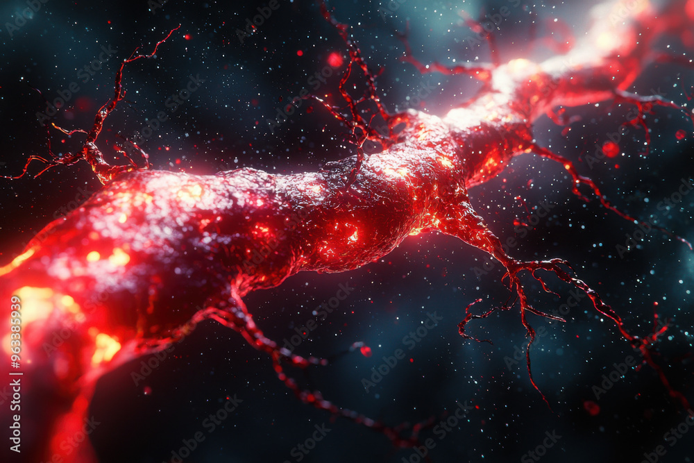 Giant cell arteritis background wallpaper design, modern creative and colorful png file