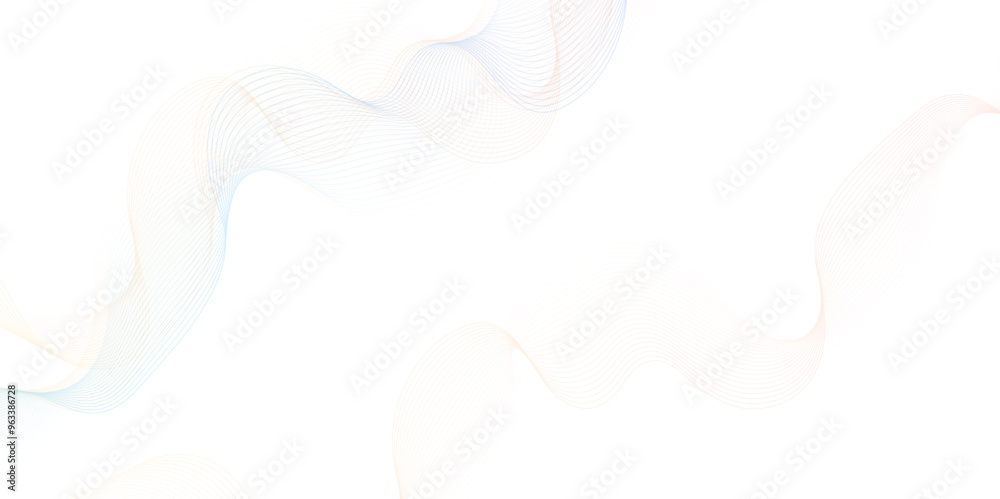 White wave curve lines banner background design. Abstract soft wave lines dynamic flowing gray light isolated background. Vector Illustration of the gray pattern of lines. Black stripes on white White wave curve lines banner background design. Abstract soft wave lines dynamic flowing gray light isolated background. Vector Illustration of the gray pattern of lines. Black stripes on white