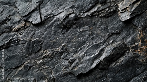 Wallpaper Mural Black stone texture with subtle variations in tone and small, scattered flecks of lighter color Torontodigital.ca