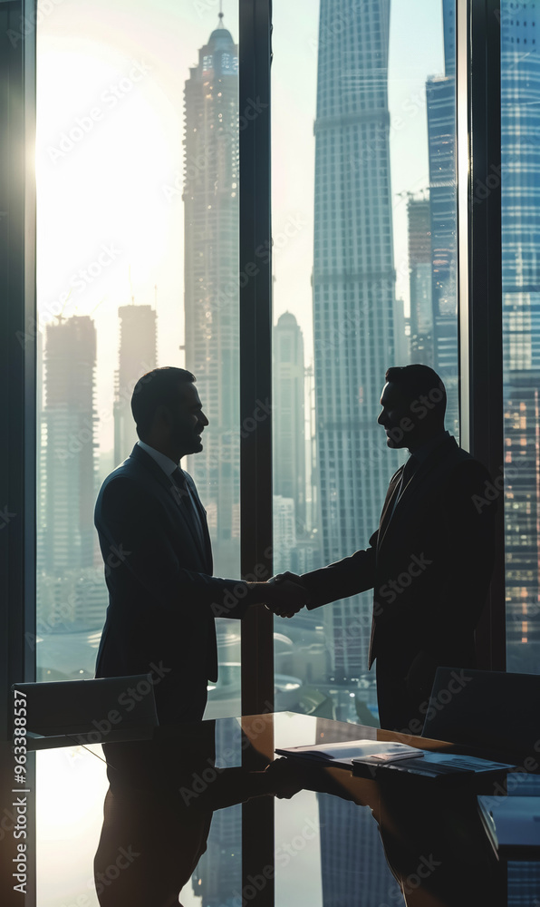 two successful businessmen handshake after reaching an business agreement, two ceo shaking hands after signing contract and making deal two successful businessmen handshake after reaching an business agreement, two ceo shaking hands after signing contract and making deal