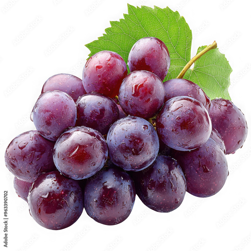 Grapes isolated on a transparent background png file no background_1 png file
